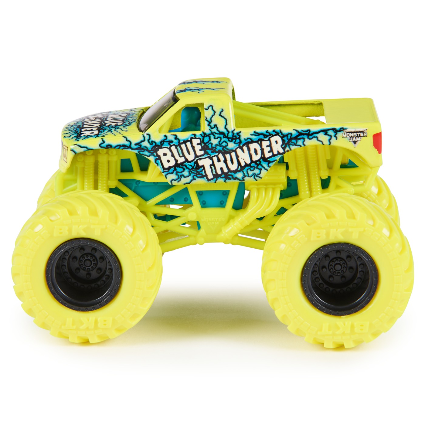 Monster jam masinuta metalica blue thunder scara 1 la 64