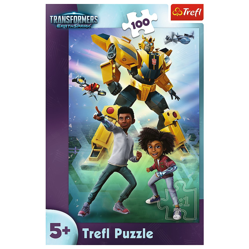 Puzzle trefl 100 transformers echipa magnifica