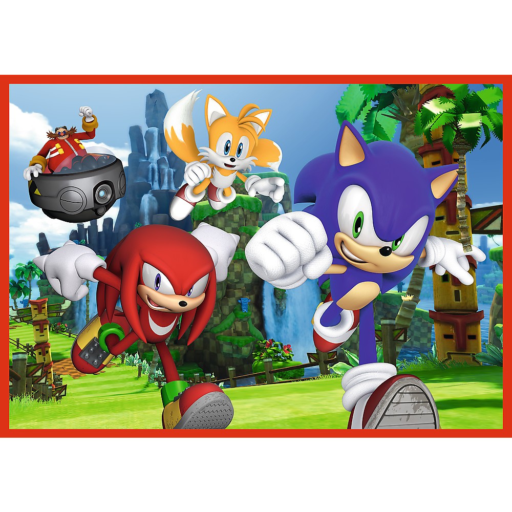 Puzzle trefl 4in1 sonic aventurile lui sonic