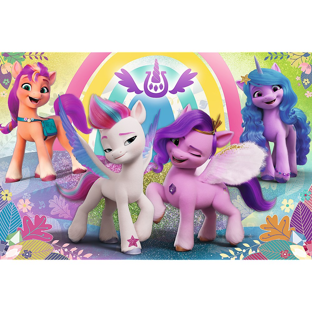 Puzzle trefl 60 my little pony in lumea prieteniilor