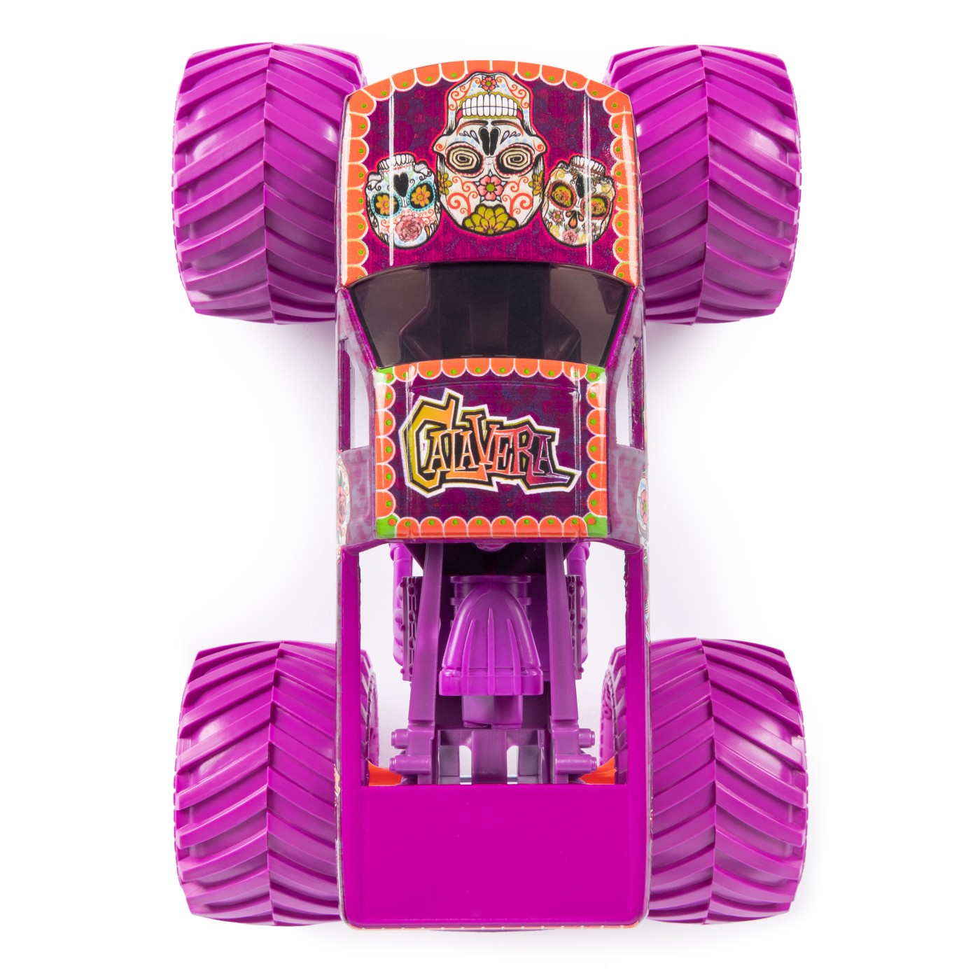 Monster jam masinuta metalica calavera scara 1:24