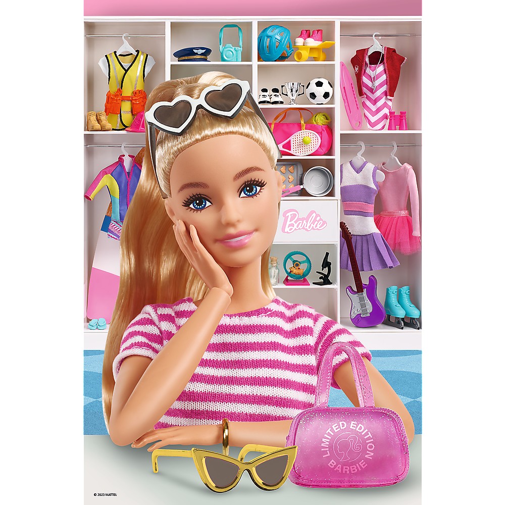 Puzzle trefl 100 barbie sa o cunoastem pe barbie