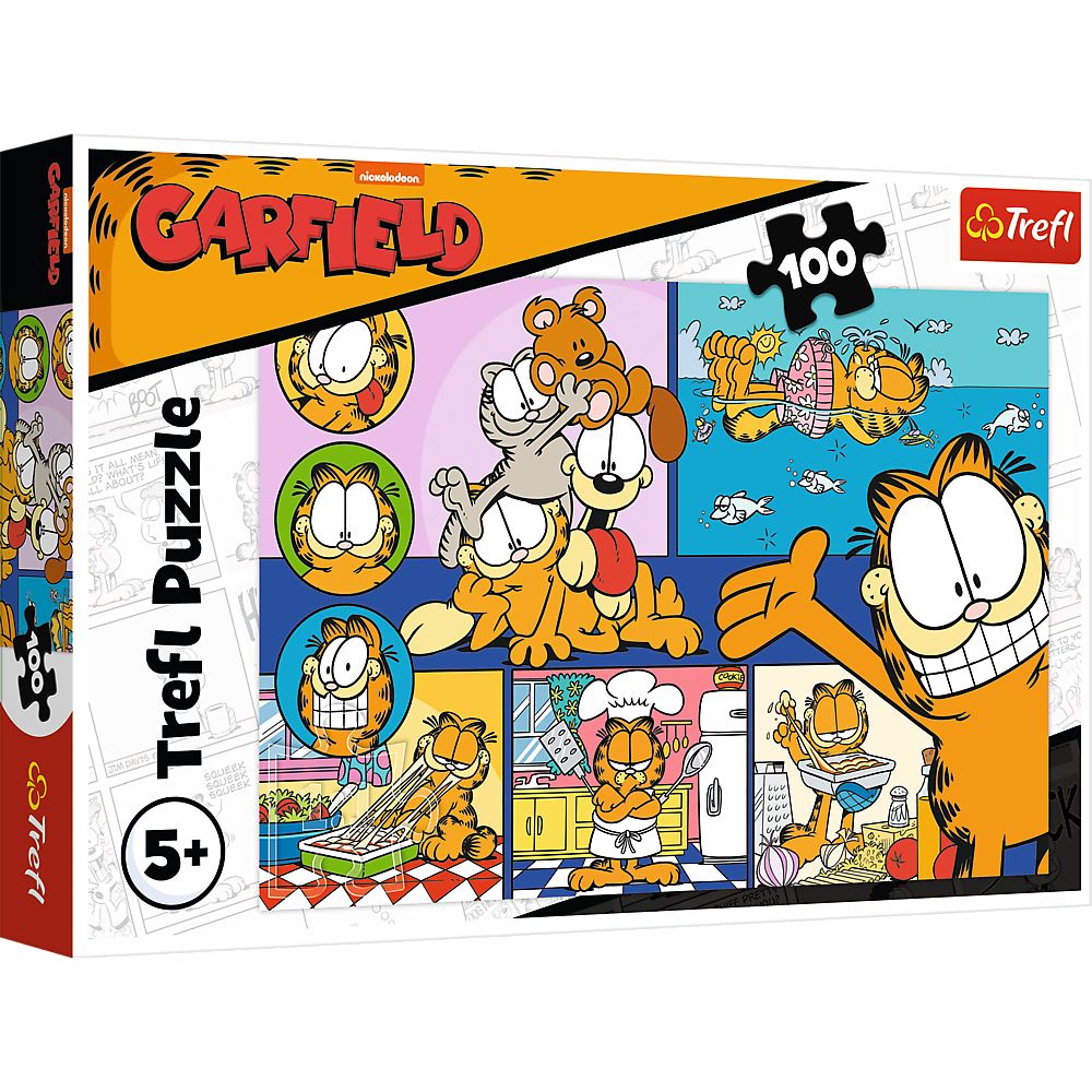 Puzzle trefl 100 lenesul garfield