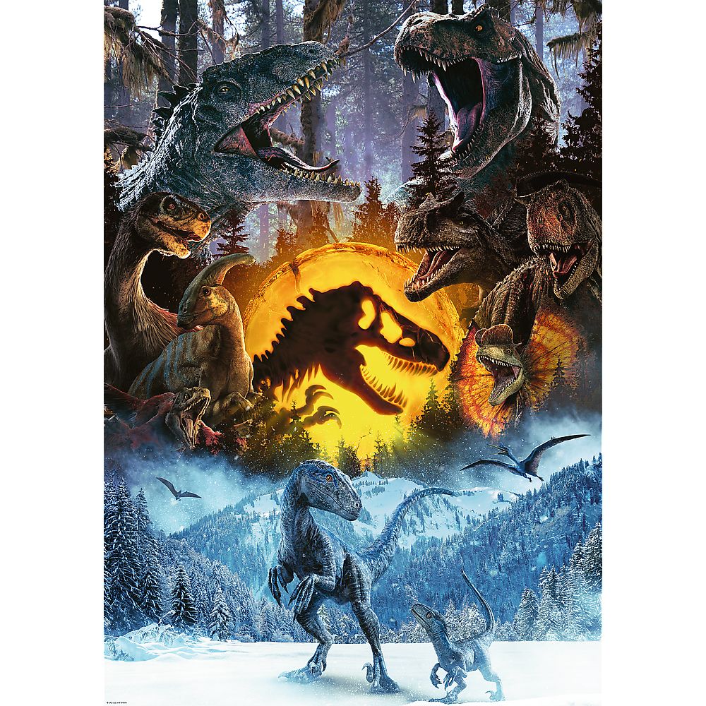 Puzzle trefl 1000 jurassic world in lumea jurassic park