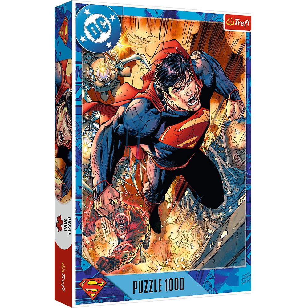 Puzzle trefl 1000 superman in actiune