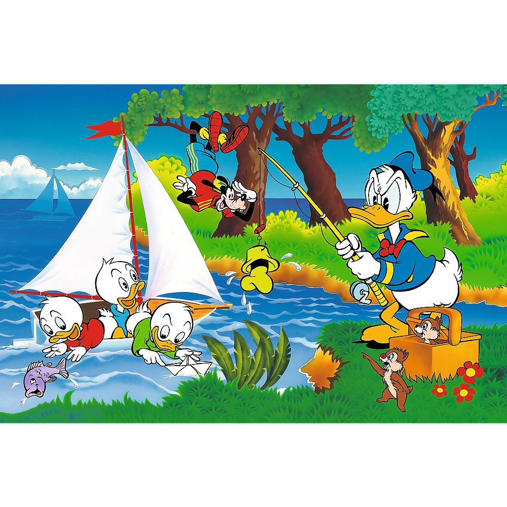 Puzzle trefl 160 donald duck aventura pe lac