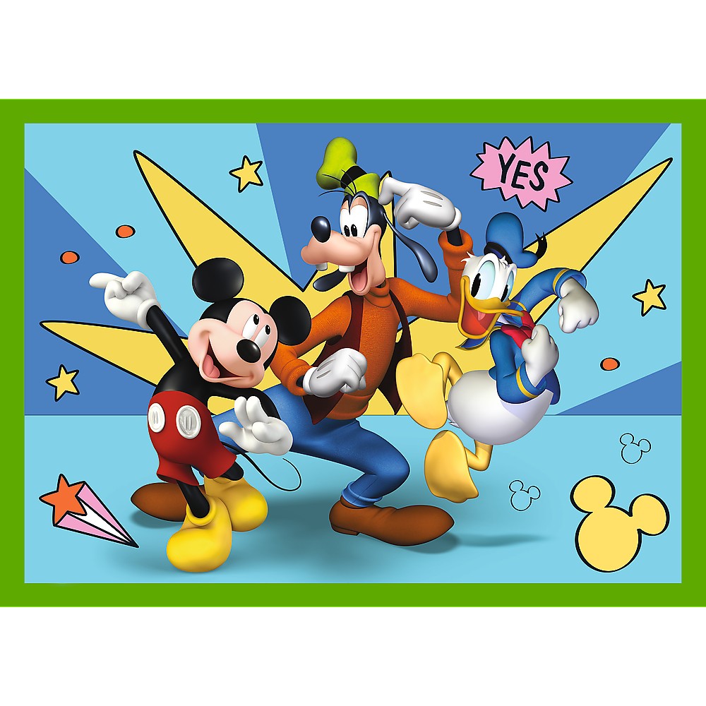 Puzzle trefl 4in1 mickey mouse si prietenii