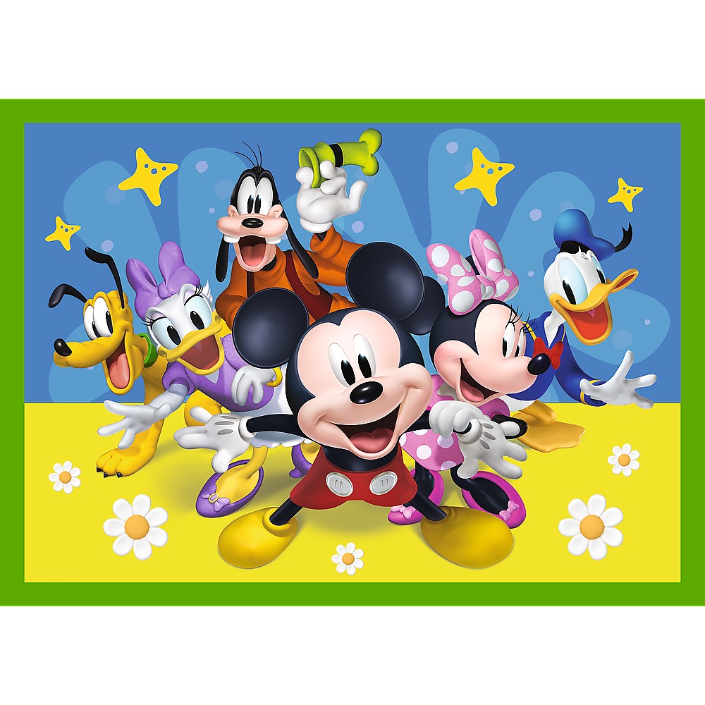 Puzzle trefl 4in1 mickey mouse si prietenii