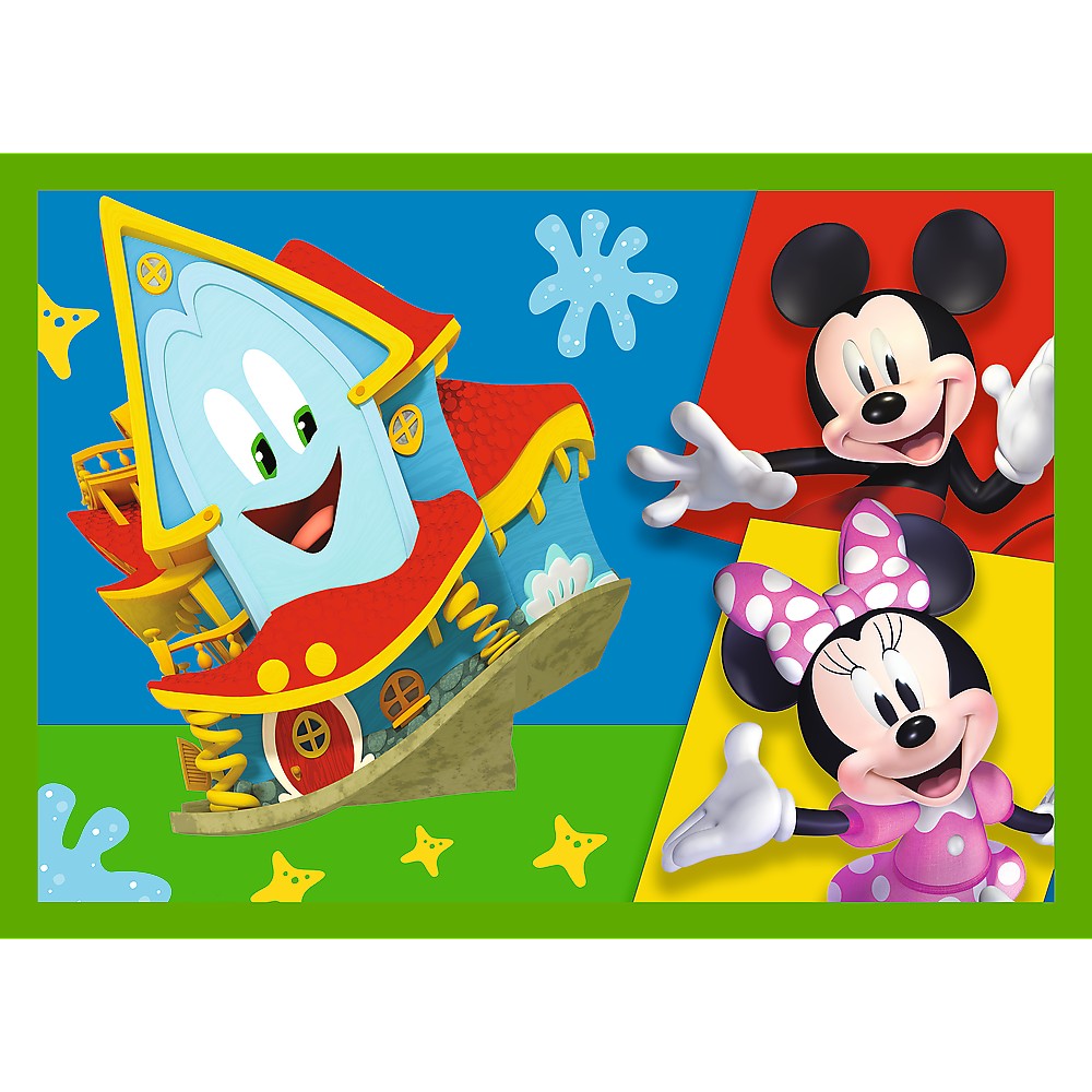 Puzzle trefl 4in1 mickey mouse si prietenii