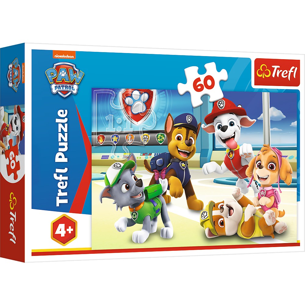 Puzzle trefl 60 patrula catelusilor in lumea cateilor