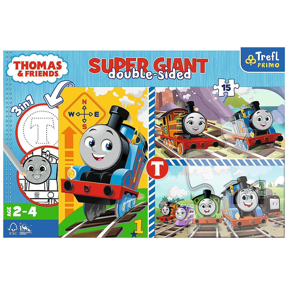 Puzzle trefl primo super giant 15 thomas