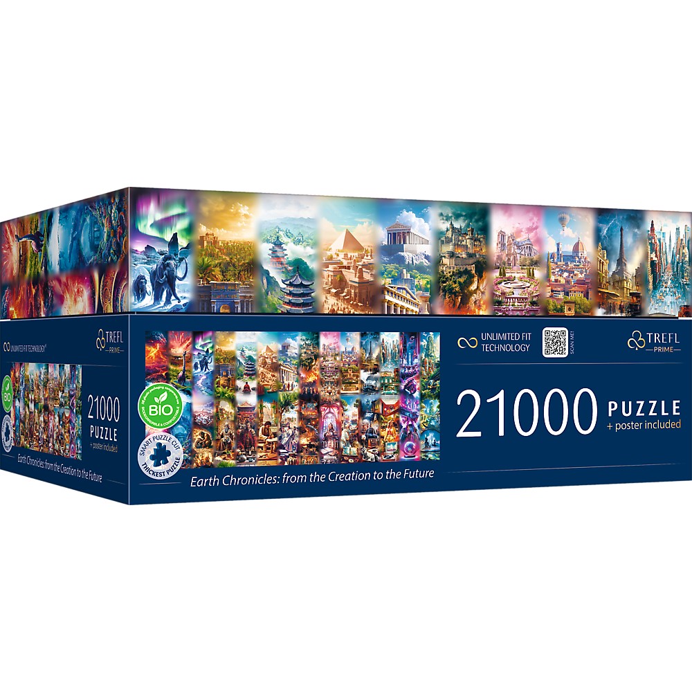 Puzzle trefl uft  21000 cronici pamantesti de la creatie la viitor