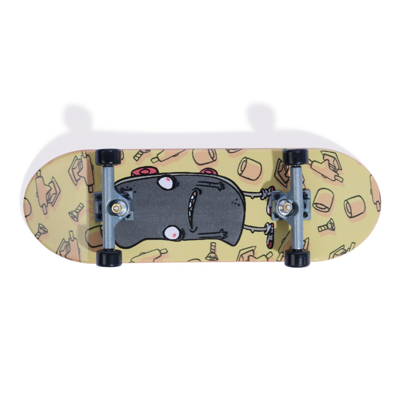 Tech deck sk8 crew pachet 2 seturi plita si figurina 9.6cm casca alba si casti gri