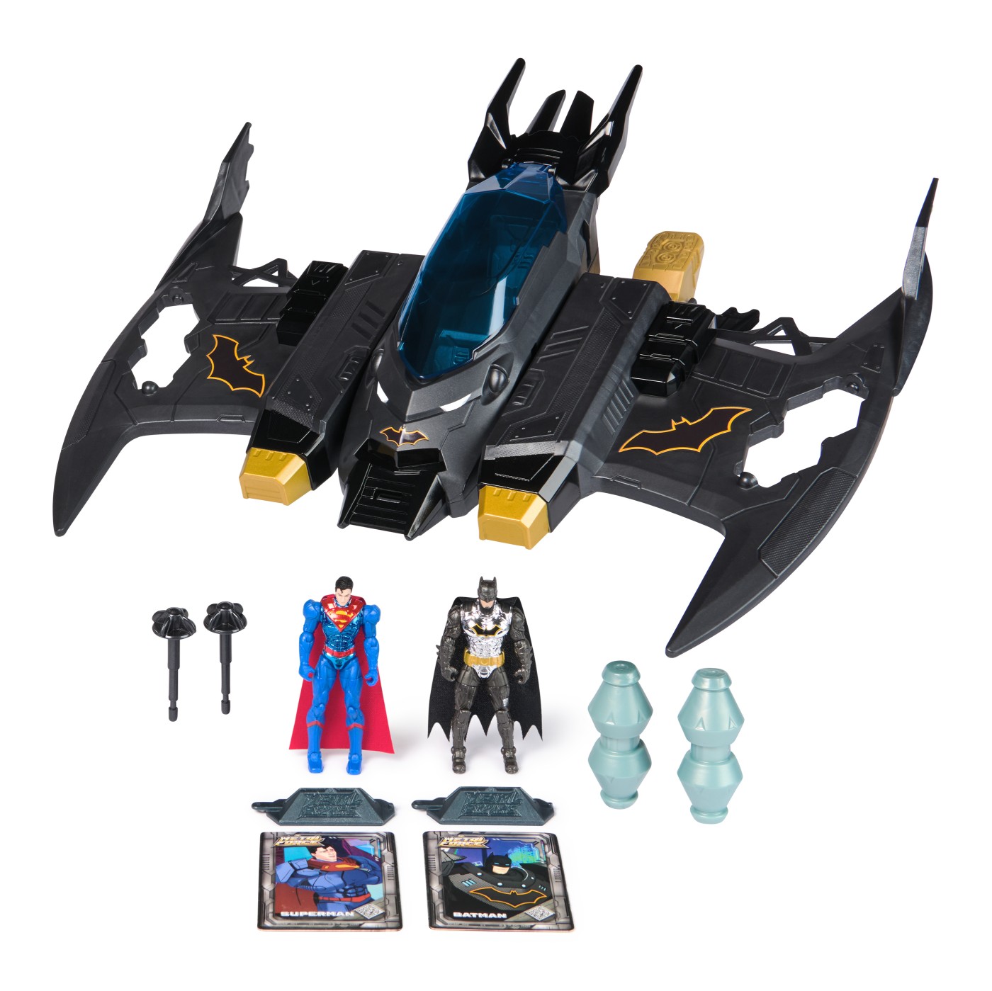 Batman dc metal force batwing transformabil