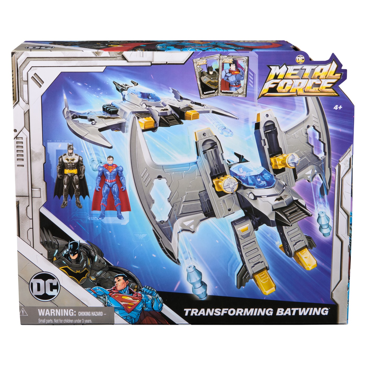 Batman dc metal force batwing transformabil