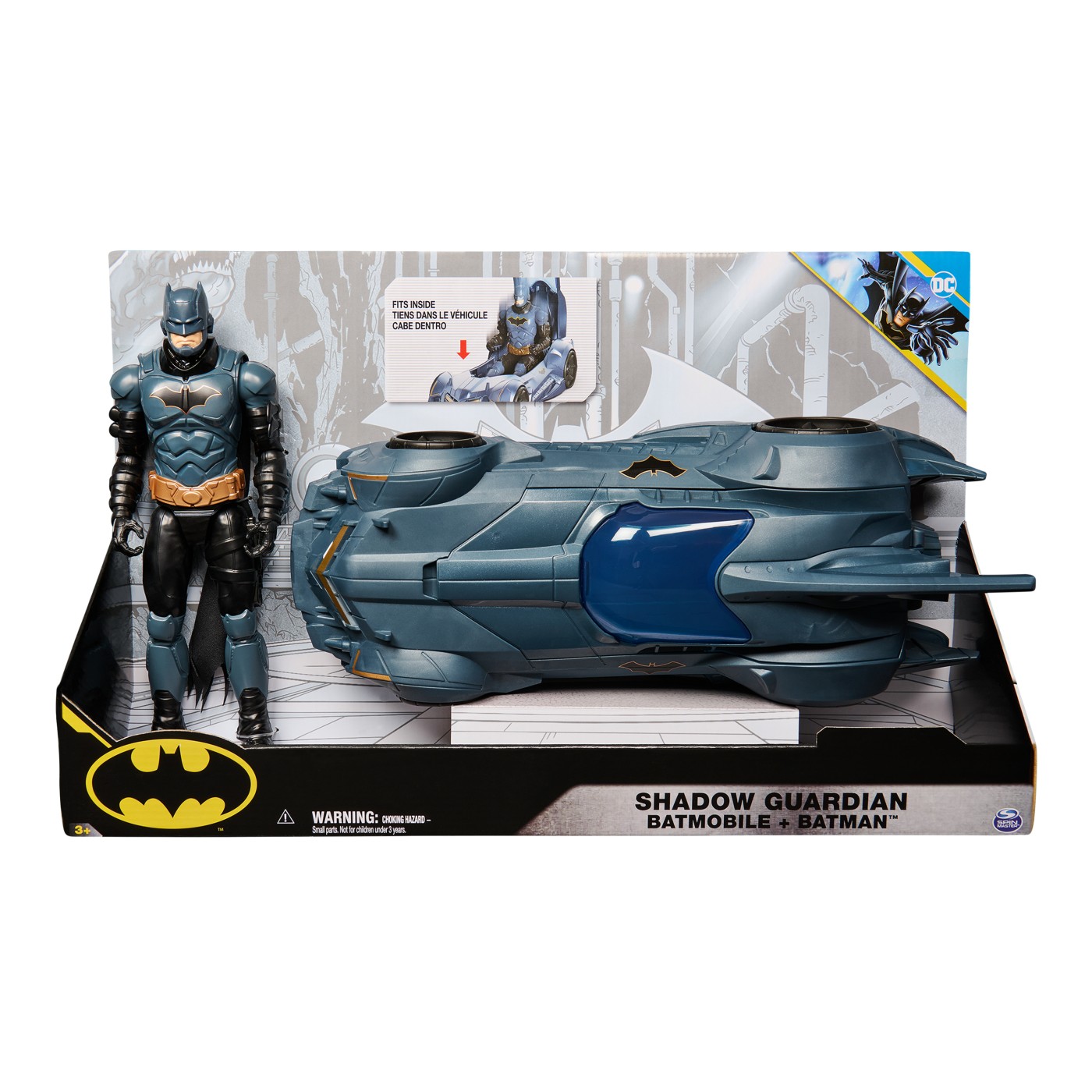 Batman shadow guardian set vehicul batmobile si figurina batman 30cm