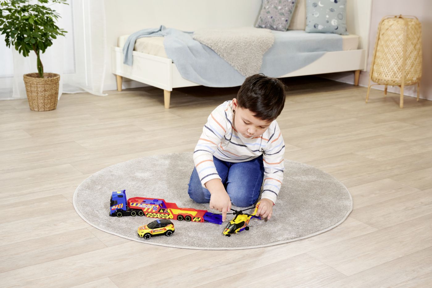 Dickie set transporter 3 vehicule de salvare