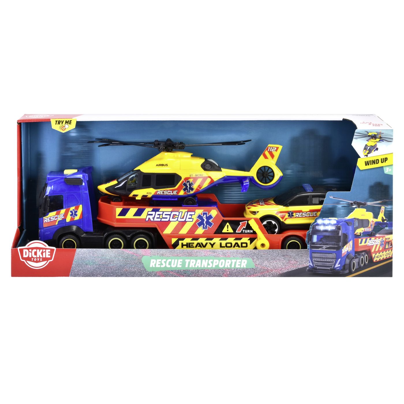 Dickie set transporter 3 vehicule de salvare