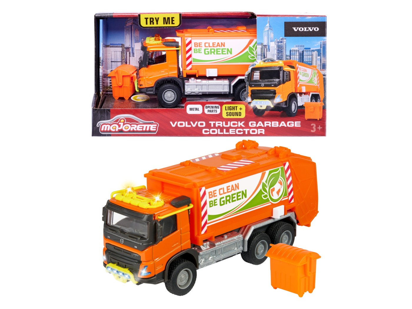 Majorette volvo camion de gunoi