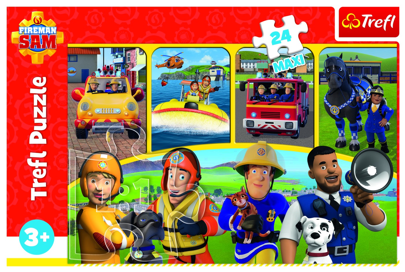 Puzzle trefl 24 maxi pompierul sam