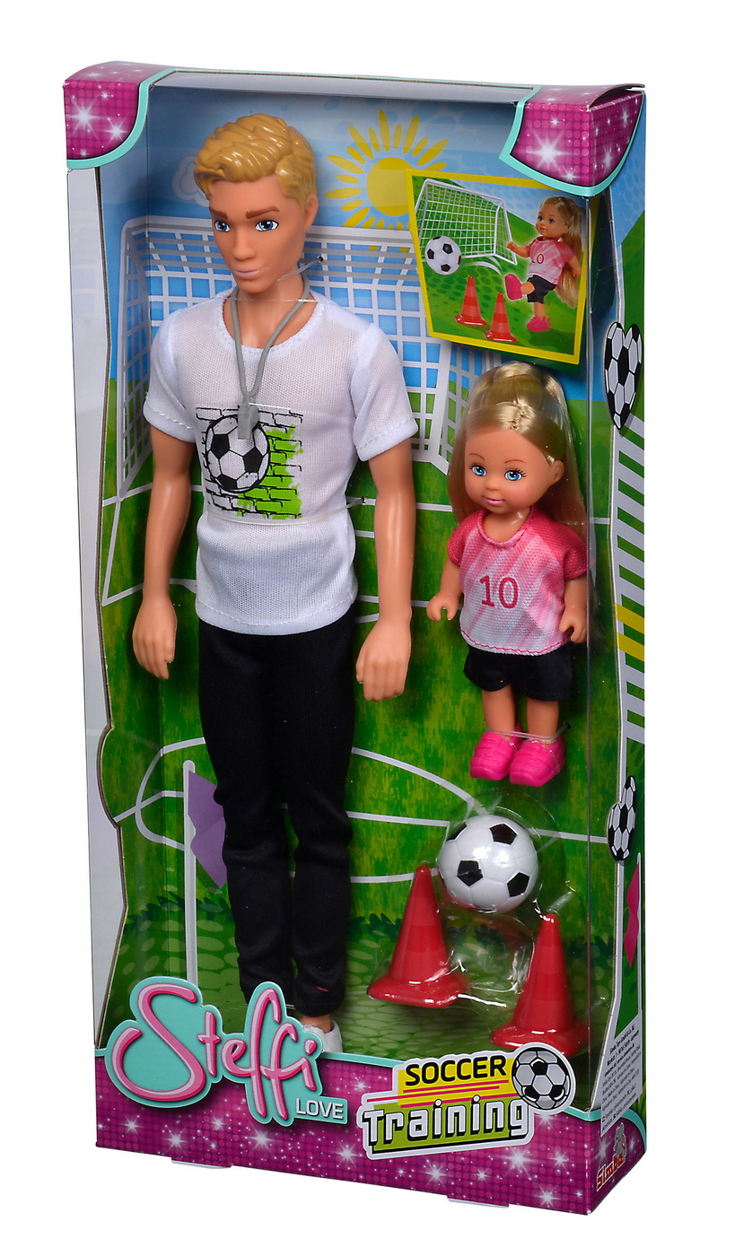 Set papusi kevin si evi set o ora de antrenament