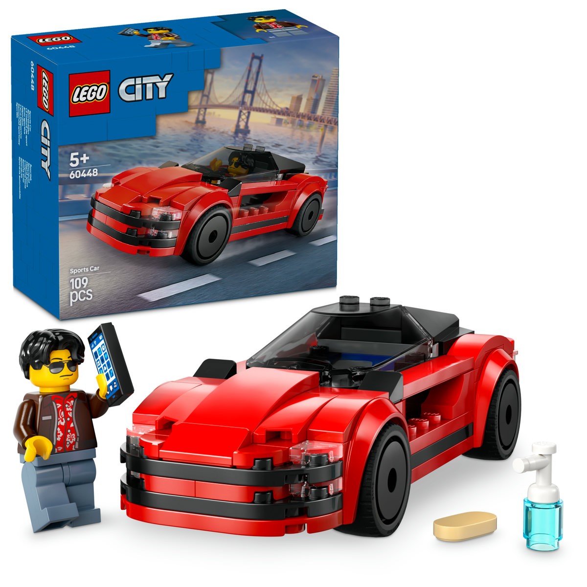 Lego city masina sport rosie 60448
