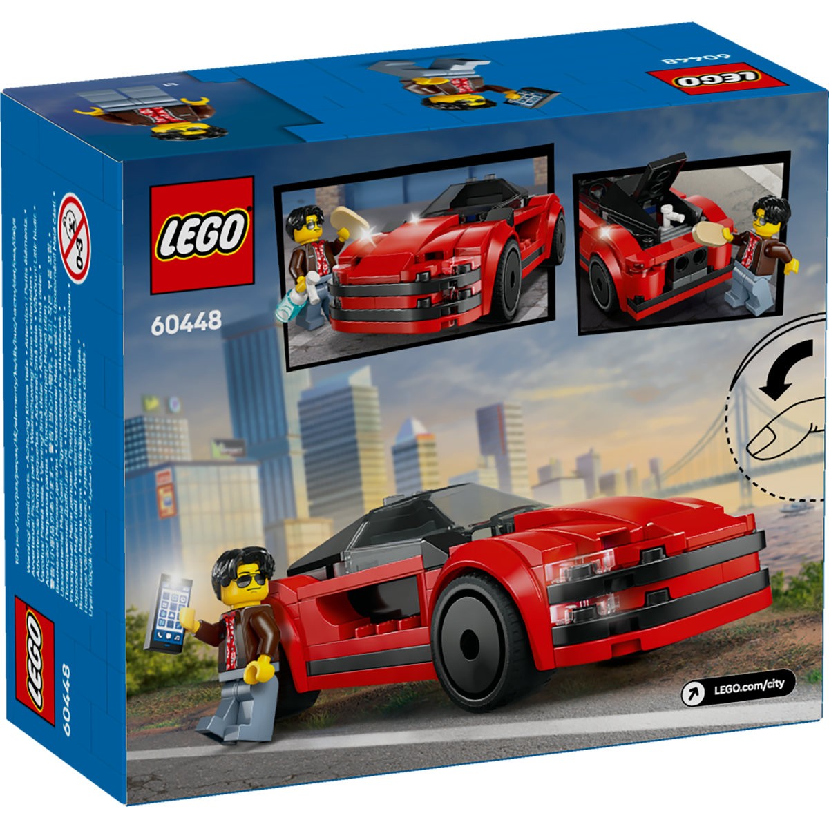 Lego city masina sport rosie 60448