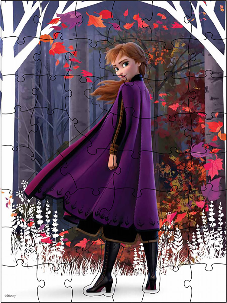 Puzzle surpriza frozen2 cu 48 piese in cutie diamant