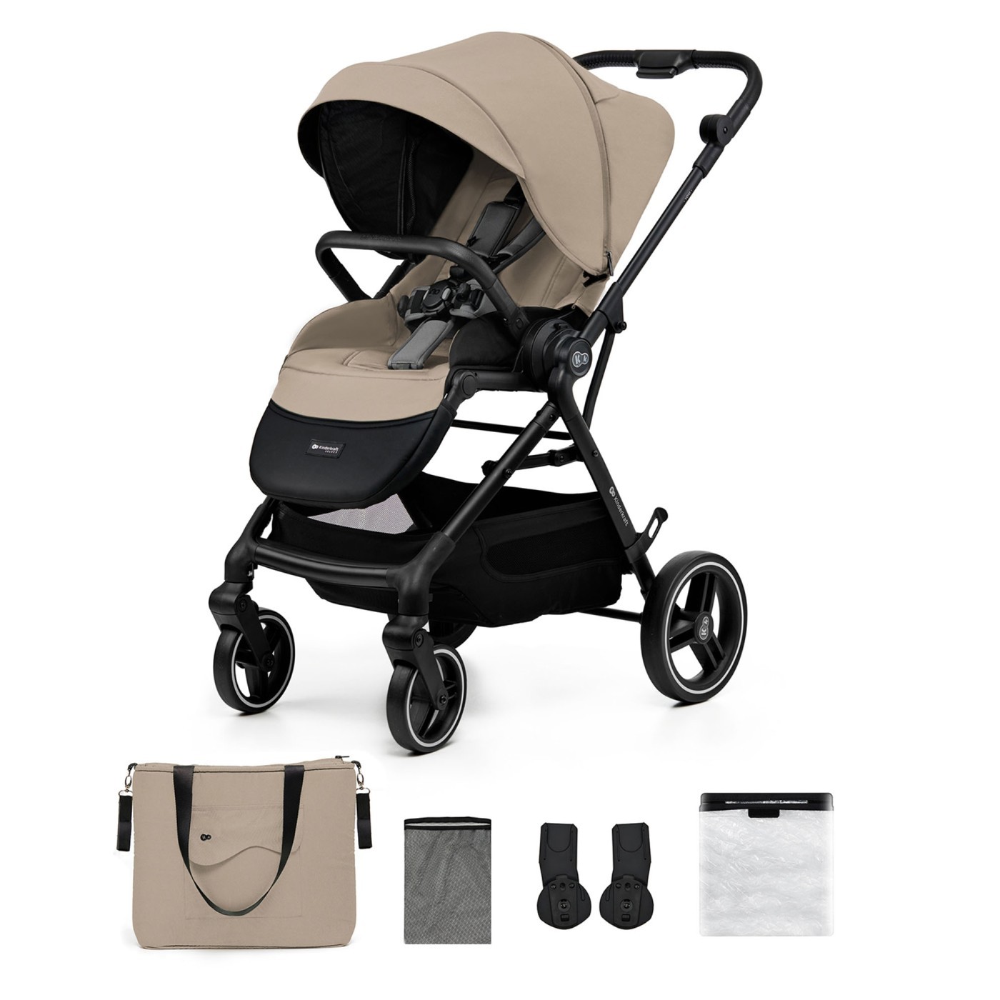 Carucior sport kinderkraft yoxi, beige