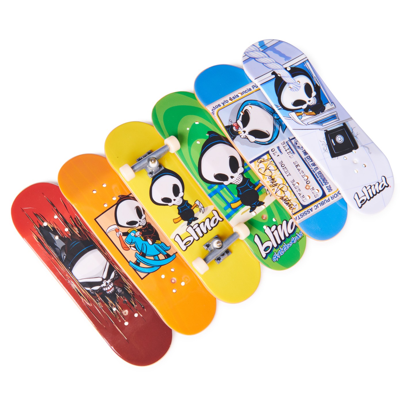 Tech deck pachet 6 piese cu accesorii fingerboard blind