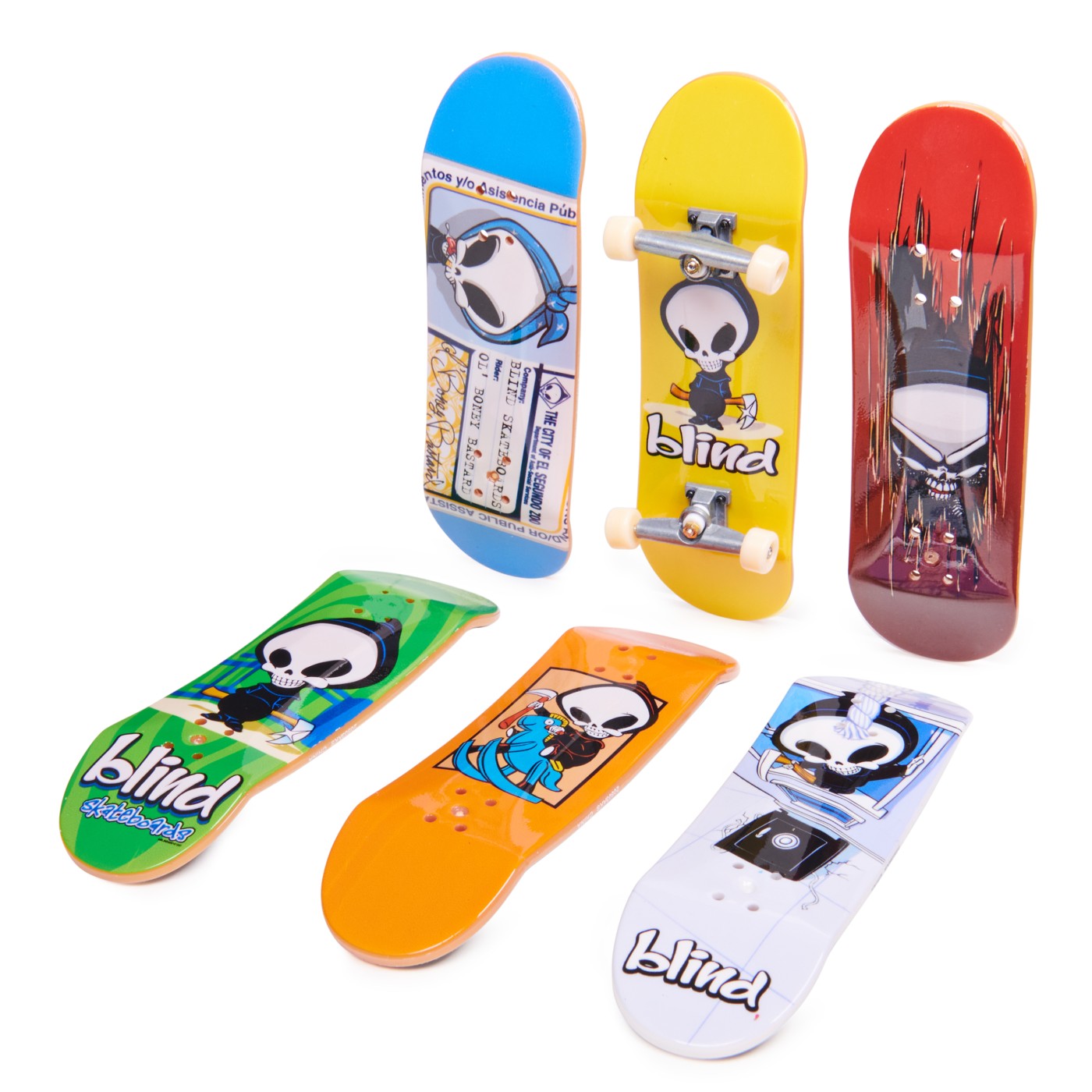 Tech deck pachet 6 piese cu accesorii fingerboard blind