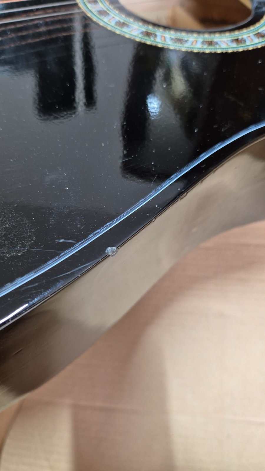 Chitara decor din lemn, depox®, 95 cm