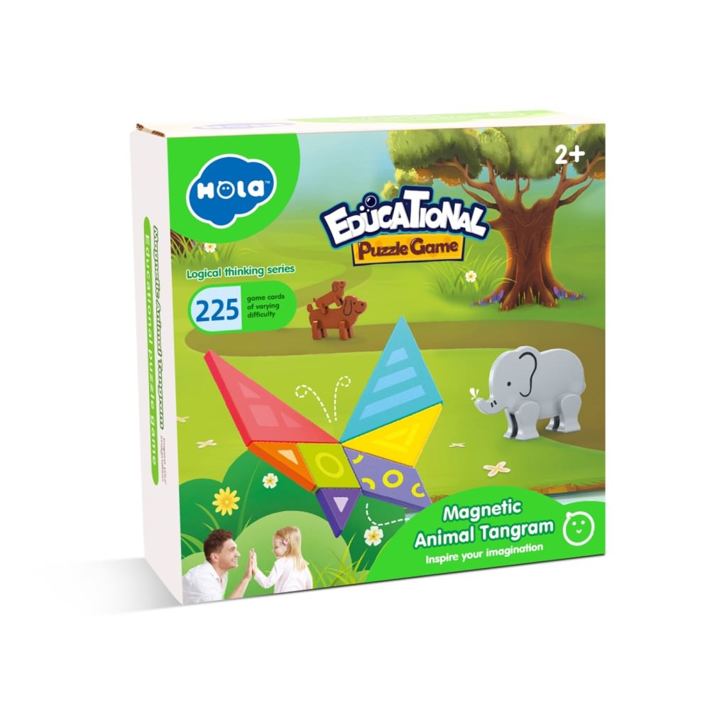 Joc educational tangram magnetic hola toys