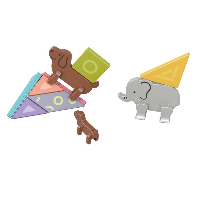 Joc educational tangram magnetic hola toys