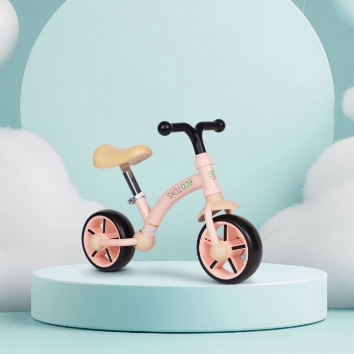 Bicicleta fara pedale pentru copii ecotoys lc-v1252 - roz