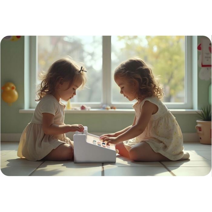 Casa de marcat din lemn pentru copii nukido nk-863