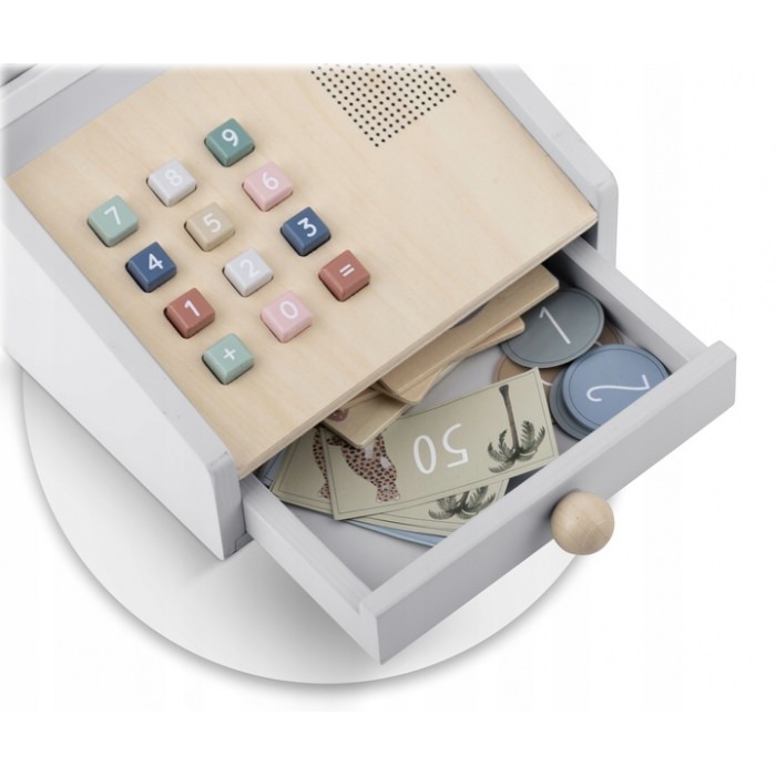 Casa de marcat din lemn pentru copii nukido nk-863