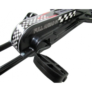 Kart cu pedale gokart, 3-7 ani, roti gonflabile, g1 r-sport - negru