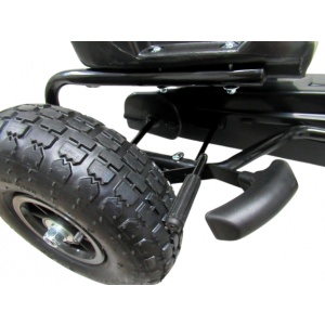 Kart cu pedale gokart, 3-7 ani, roti gonflabile, g1 r-sport - negru