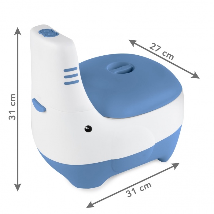 Olita pentru copii cu sunete si insertie detasabila kidwell fino blue