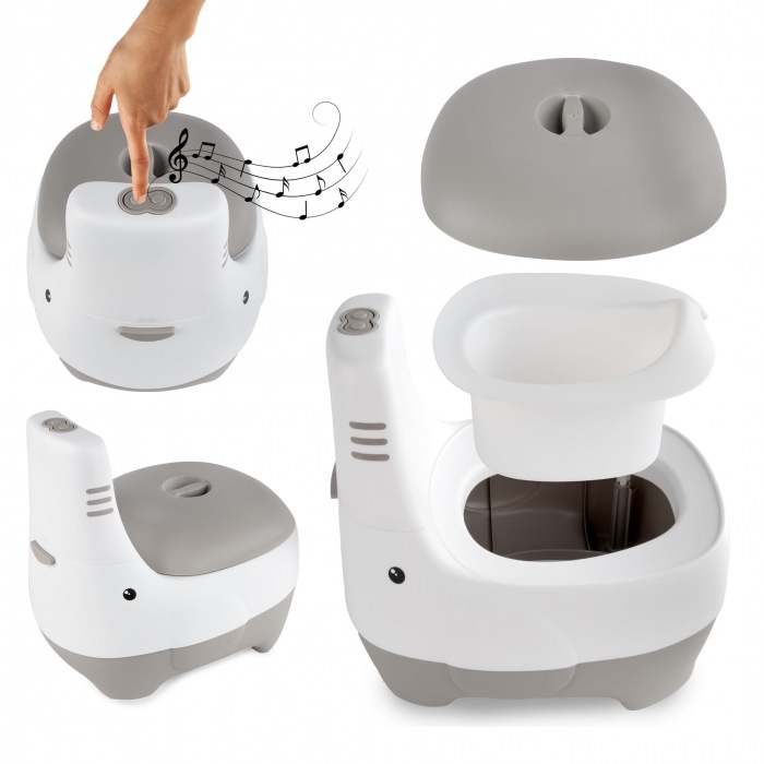 Olita pentru copii cu sunete si insertie detasabila kidwell fino gray