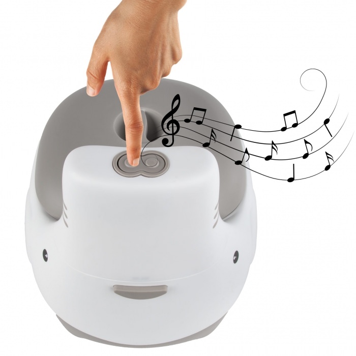 Olita pentru copii cu sunete si insertie detasabila kidwell fino gray