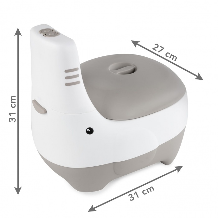 Olita pentru copii cu sunete si insertie detasabila kidwell fino gray