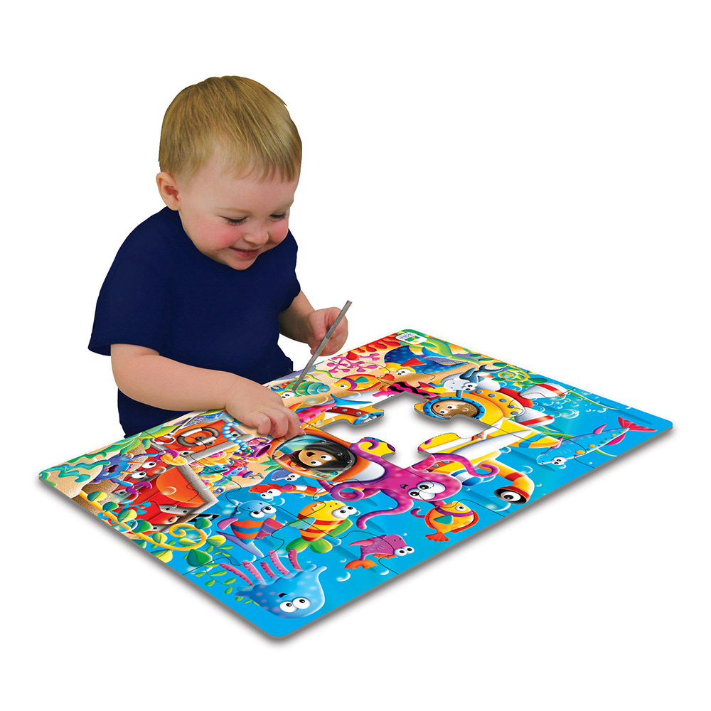 Primul meu puzzle de podea 12 piese - prietenii oceanului