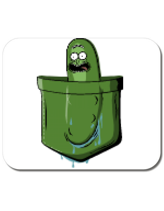 Mousepad personalizat pocket pickle alb