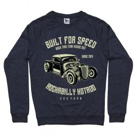 Bluza adler barbat built for speed denim inchis