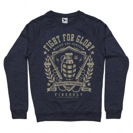 Bluza adler barbat fight for glory denim inchis
