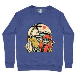Bluza adler barbat have a break albastru melanj