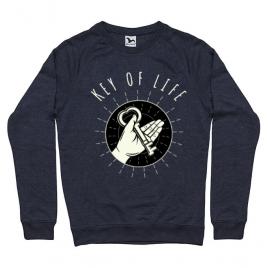Bluza adler barbat key of life denim inchis