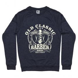 Bluza adler barbat old classic barber denim inchis